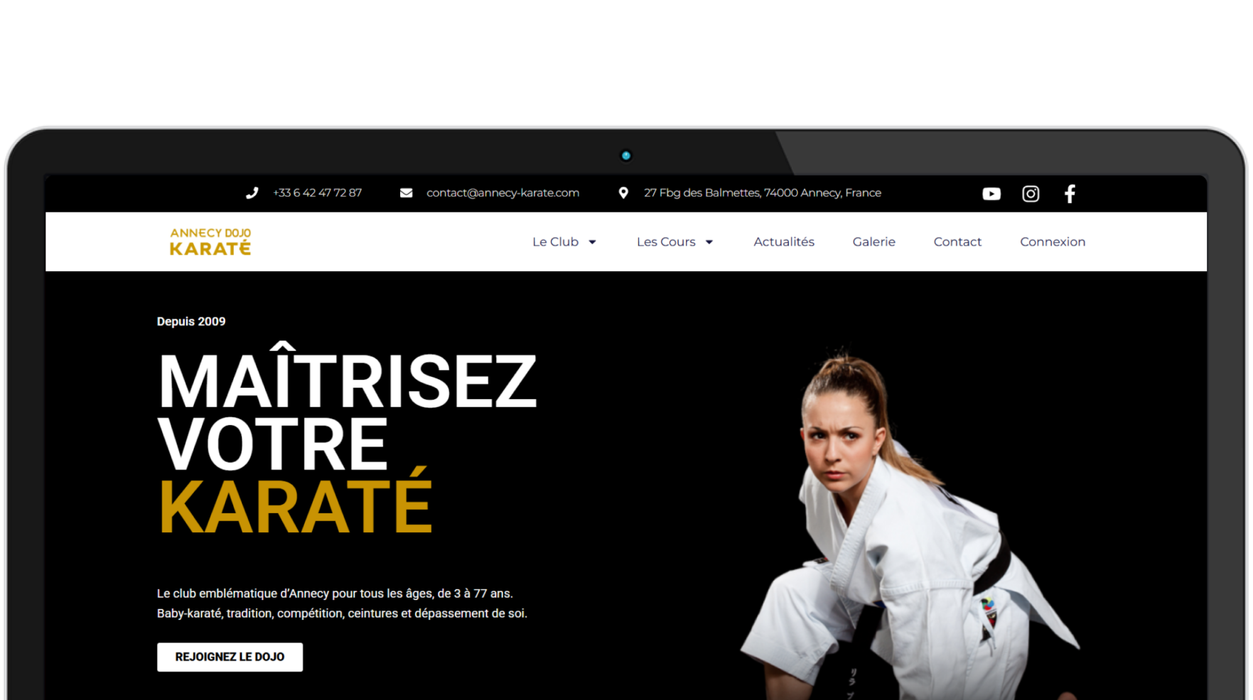 Contact – Annecy Dojo Karaté : Cours de karaté pour tous niveaux